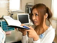 Japan Office Female Gets Cum On Her Face