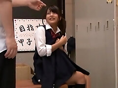 Young schoolgirl gets nailed by the horny professor