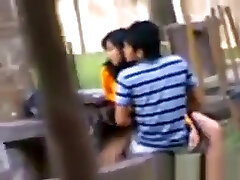 Paki Indian Public Fuck-fest On Bench