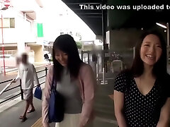 three japanese mature wife pruning in magic mirror