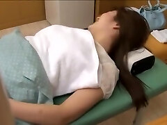 Busty Jap teen screwed in voyeur softcore massage movie