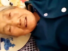 chinois 75yo granny creampie