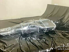 Bodysuit with 5 layers and mummification - Leather Girl