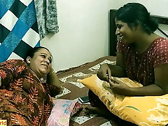 Indian warm threeway sex.. I fucked my girlfriend and her sexy bhabhi together!!