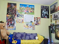 The Pokemon Master Misty is naked flashing her big Pokeballs