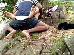 First time outdoor humping my aunt near the river First time outdoor humping my aunt near the river