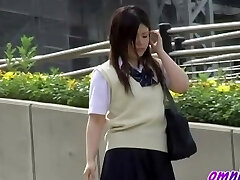 Warm Jap schoolgirls losing their pants to sharking