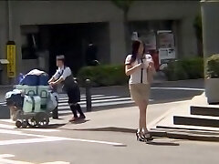 Gorgeous Jap gets screwed in kinky spy web cam massage clip