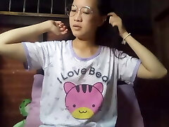 Asian super-cute girl horny at home 339