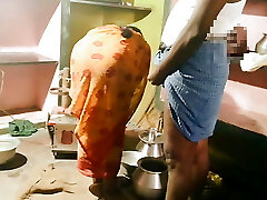 desi - A husband who has hook-up while his wife is doing housework
