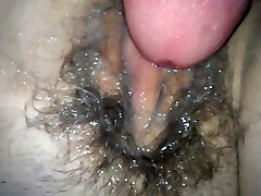 gf films boyfriend fucking her hairy pussy