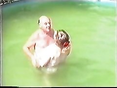 Senior couple having Fucky-fucky in The Pool Part 1 Wear Tweed