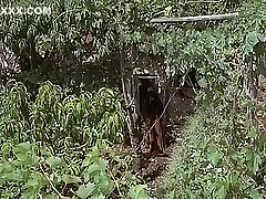 удивительный домашний брюнетка, ретро секс-сцена