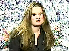 Retro slut gets nude in solo masturbation scene and shows off her sexy ass and congenital tits