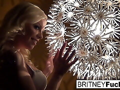 Sexy blond in a retro tease and solo Sexy blond in a retro tease and solo