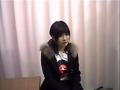 Japanese teen gets her tight slit drilled during pussy check-up
