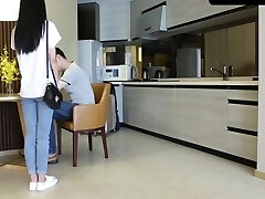 Chinese Teacher And College Girl