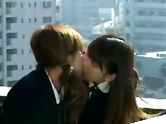 Asian Girls tongue kissing