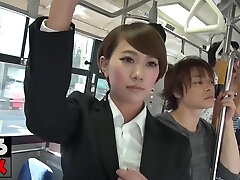 Japanese Bus Gangbang