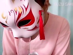 極太t゙ィルドをノーハンドで自分から唾液イマラチオする変態女子大生 - Suzu Sakuragi