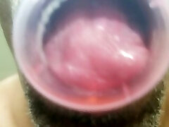 What it looks like to have your fuckbox sucked dry ]