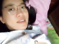 Asian girl linger alone at home 311