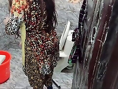 Indian Wife Fucked In Bathroom By Her Owner With Clear Hindi Audio Filthy Talk