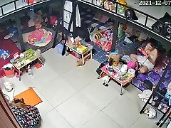 chinese girls dormitory.Four chinese girls dormitory.Four