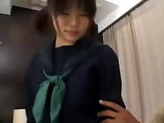 Cornea Giapponese slut Hina Komatsu in un Incredibile Interrazziale, Diteggiatura JAV clip