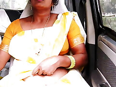 Car sex, indian saree maid long drive for sex with house possessor, telugu dirty talks. Part-3