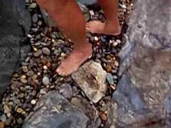 nat meets Penis at the beach