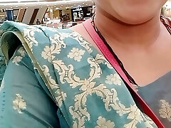Sangeeta Goes To A Mall Unisex Toilet And Gets Nasty While Pissing And Farting (Telugu Audio) 