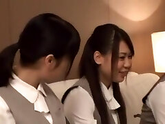 Horny Asian chick Kaede Oshiro, Mayuka Akimoto, Erika Kashiwagi in Crazy Hardcore, Gang Sex JAV video