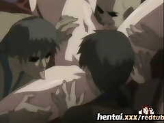 Uber-cute tour guide learns about gangbang