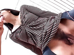 HORNY BITCH GAGS ON A Meaty COCK AS ANOTHER Porks HER CUNT