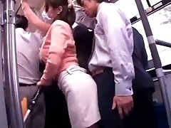 Youthfull Mother Reluctant public Bus Orgasm