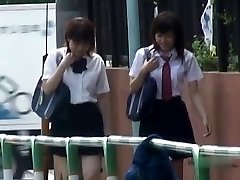 Japanese Underpants-Down Sharking - Students Pt 2- CM