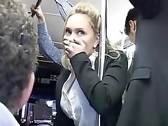 Blonde Groped On the bus
