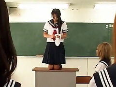 Wild Japanese chick Junko Hayama in Awesome Girlfriend, BDSM JAV clip