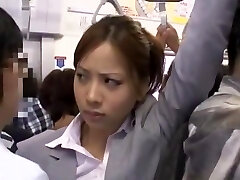 Insatiable Japanese whore Minami Ayase, Leo Saionji, Remi Sasaki in Horny Public, Close-up JAV clip