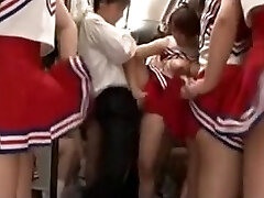 censored oriental cheerleaders panty bus venture p2