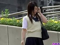Hot Jap college girls losing their pants to sharking