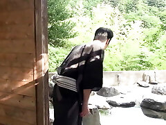 An Unfaithful Wife Meets With Her Lover in a Hot Spring - Part.Trio