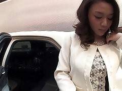 Ultra rich jJapanese dame seduces her driver and later her masseur and the hotel boy