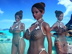 AI Shoujo ebony beauty Tiara in realistic 3D animated sex with multiple climaxes UNCENSORED