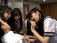 Japanese Blazor Uniform Schoolgirl Getting Her Pussy Poke