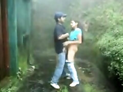 Outdoor Public Gargle Fuck Rain