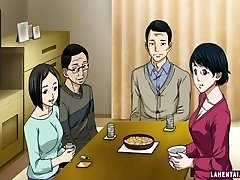 Hentai girl sucks and gets ate