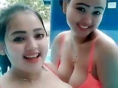 Massive Tites In Swimming Pool