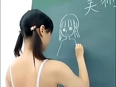 japanese schoolgirl nude in classroom